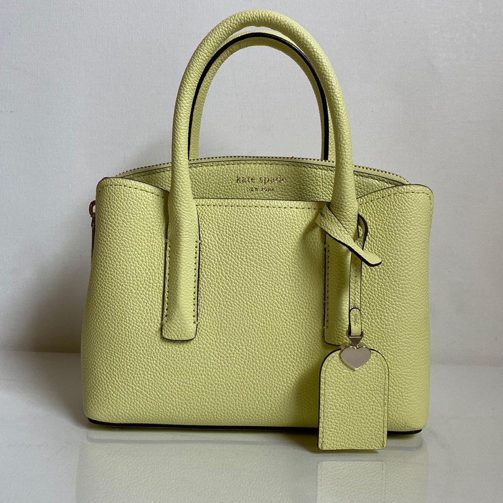 Kate Spade Collection Margaux Mini Satchel Top Handle Bag in Lemon Sorbet
